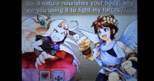 Pit Likes To Eat A Lot Kid Icarus Uprising Kid Icarus Kid Icarus Uprising Icarus
