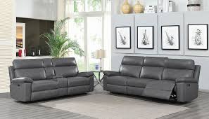 Some of them even come as part of a set, so you can fit them in nicely with your other furniture without breaking your budget. Plush Gray Leatherette Power Reclining Sofa Loveseat Set W Power Headrests