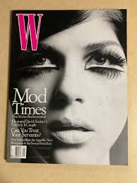 January 2003 W magazine Selma Blair cover Elton John David Furnish Sam  Rockwell