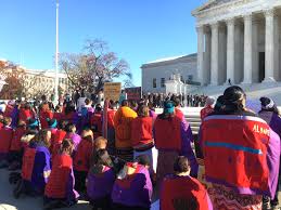 In the oral arguments in this case. Native Women Hail Supreme Court Decision On Domestic Violence