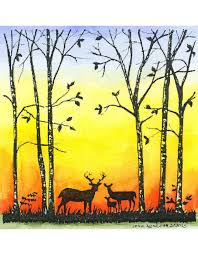 Maybe you would like to learn more about one of these? Deer And Birch Silhouette Mm10790