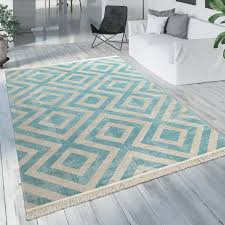 Scandinavian design is marked by a focus on clean, simple lines, minimalism, and functionality without sacrificing beauty. Outdoor Rug Blue White Balcony Terrace Diamond Pattern Scandinavian Design Ebay