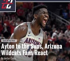 Deandre ayton arizona vs utah 1 27 18 highlights 15pts 8reb 2blk. Zonazealotsfs Ø¹Ù„Ù‰ ØªÙˆÙŠØªØ± Deandre Ayton To The Suns Arizona Wildcats Fans React Https T Co Qo5dciq1an Https T Co Mlvb4x1tz9 ØªÙˆÙŠØªØ±