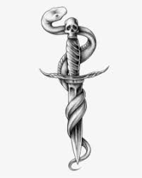 The uraeus is an ancient egyptian symbol of a reared cobra snake that is found throughout ancient egyptian art. Snake Tattoo Png Photo Dagger With Snake Tattoo Transparent Png Kindpng