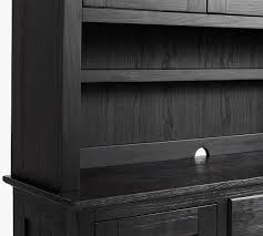 This set offers plenty of shelf, drawer, and cabinet space for all your books and electro… Benchwright Buffet Table Hutch Pottery Barn