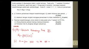 Maybe you would like to learn more about one of these? Kesetimbangan Kimia Kp Soal Essay Youtube