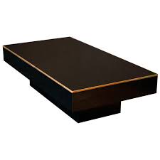 Round black side table boho modern wooden gold bedside coffee table decor. French Modernist Black Glass Coffee Table Black Glass Coffee Table Coffee Table Glass Coffee Table