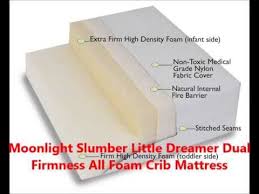 Moonlight Slumber Little Dreamer Dual Firmness All Foam Crib Mattress Best Crib Mattress Crib Mattress Cribs
