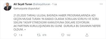 Muhabir musab turan, iki bakana 19 yıllık bir toplum hareketi olarak başlayan milletin teveccühünü kazanan ak parti ismi şaibelerle anılan süleyman soylu'dan daha mı küçük? Llwxhhechi8zim