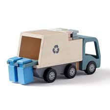The size of garbage trucks always fascinates young kids. Toy Garbage Truck Aiden Kids Concept Little Thingz