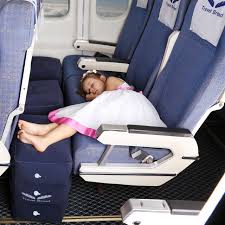 Kids Airplane Travel Bed For Long Flights Kids Travel Bed Leg Rest Pillow Feet Pillow