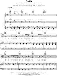 Buy/stream/download the new alvaro soler single la libertad & the album „mar de colores (version extendida) Alvaro Soler Sofia Sheet Music In D Major Transposable Download Print Sku Mn0168211