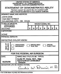 Chapter 8 Conduct A Special Medical Test Title 14 Cfr Part 67