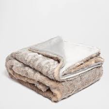 Grey Fur Blanket Blankets Decoration New Collection Zara Home United Kingdom Zara Home Zara Home Canada Trendy Bedroom