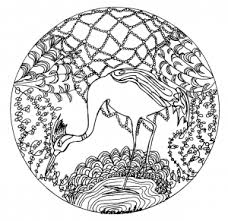 Noir et blanc 1 motif par pièce taille de la pièce : Mandala Gratuit Tete Loup Coloriage Mandalas Coloriages Pour Enfants
