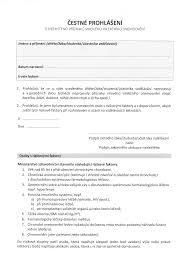 Pokud bude člověk cestovat za pomocí svým blízkým, bude potřebovat čestné prohlášení. Cestne Prohlaseni Ms Palackeho Novy Bydzov