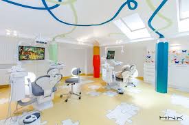 Dental Clinic For Children With A Gorgeous Design Dent Estet 4 Kids Pediatric Dental Office Decor Pediatric Dental Office Healthcare Design