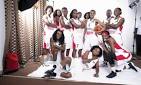 Resultado de imagem para selecao feminina de basquete de mo�ambique em jogo