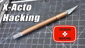 Crafting, modelling, box cutting if you've ever used an x acto knife, you'll know how easy it can be to get cut. X Acto Knife Hack Brilliant Youtube