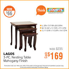 Rated 5 out of 5 by pen2068 from nostalgic look at great price. Lagos 3 Piece Nesting Table Set A Courts Fiji Limited Facebook