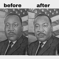 What's the difference between the original and enhanced drawing?