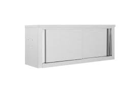 Kitchen cabinets ,metal cabinets kitchen ,metal wall cabinets ,stainless steel drawers for outdoor kitchens ,stainless steel sinks undermount ,stainless kitchen shelves ,large storage cabinets ,outdoor. Kitchen Wall Cabinet With Sliding Doors 120x40x50 Cm Stainless Steel Matt Blatt