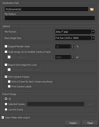Save the logo in png format. Exporting Layouts Toon Boom Learn