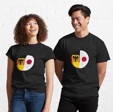 Check spelling or type a new query. Half Japanese Half German Circle T Shirt By Japanifornia Redbubble