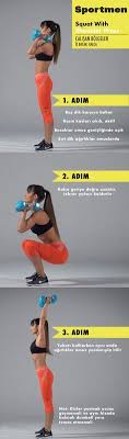 Ic Bacak Ve Kalca Kaslarini Calistiran Squat With Shoulder Press Egzersizi Nasil Yapilir Squad Fitness Training Sportmen Spo Squat Kalca Kaslari Egzersiz