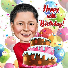Caricatura de foto Regalo de cumpleaños número 30 Caricatura de feliz  cumpleaños Caricatura de retrato de 40 cumpleaños Caricatura de feliz 50  cumpleaños