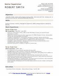 Instead of compiling job descriptions centrally in a department, training and advice could be provided to line supervisors who would then be responsible for developing job descriptions within their own components. Senior Supervisor Resume Samples Qwikresume