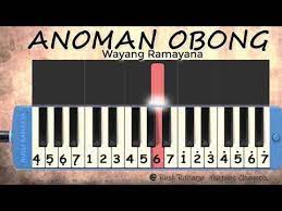 Anoman Obong Not Pianika Youtube