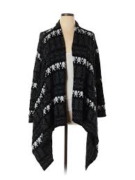 Details About Sharagano Studio Women Black Cardigan Xl