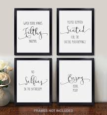 Funny Bathroom Decor Quotes And Sayings Wall Art Photos Prints Funny Wall Art Funny Bathroom Decor Photo Wall Art