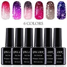 Gellen Sparkle Temperature Color Changin