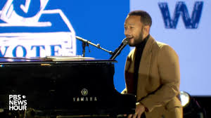 The album features 19 soulful performances including tracks from legend's first two albums and a duet with corinne bailey rae on where is the love. Pbs Newshour Watch Live John Legend Performs At Election Eve Rally For Harris In Philadelphia Facebook