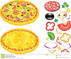 Pizza Toppings Clip Art Free Pizza Toppings Pizza Art Kids Play Kitchen