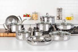 Maybe you would like to learn more about one of these? Viking 17 Pieces Stainless Steel Cookware Set Reviews Birch Lane