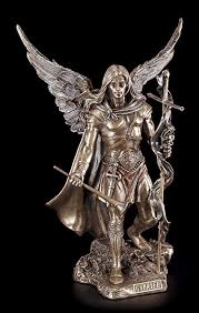 He is mentioned both in the old testament (to the prophet daniel) and in the new testament (first to zacharias luke 1:13 and then to mary at the annunciation, luke 1:28). Archangel Gabriel Figurine With Pole Trumpet Medium Veronese Amazon De Home Kitchen