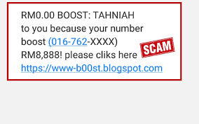 Face mask scam, ppe fraud, scam calls, epf scam, investment scam and more emerged since the beginning of mco. New Scam Targeting Boost E Wallet Users Appears Watch Out For Fake Sms With Links Technave