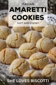 I may add a 1/2 tsp almond extract or some orange zest or something to spruce them up. Soft Amaretti Cookies She Loves Biscotti Amaretti Cookies Cookies Recipes Christmas Italian Almond Cookies