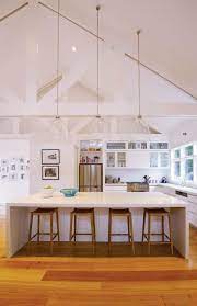 How do you hang lights on a vaulted ceiling? 66 Ideas Kitchen Island Lighting Vaulted Ceiling Pendants