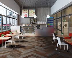 The Varying Shades Of This Wood Look Tile Gives This Floor Design And Interesting And Beautiful Look Whytile Wood Look Tile Floor Design Natural Stone Tile