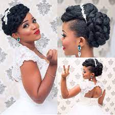 16 Stunning Hairstyles For Nigerian Brides More In 2021 Natural Hair Wedding Natural Wedding Hairstyles Natural Hair Styles