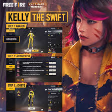 This bonus is only effective while sprinting, not walking. Kelly The Swift Is Now Available For Garena Free Fire Facebook