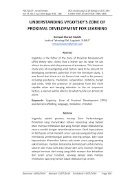 Membetulkan ketidaksamaan dalam susunan ekonomi antarabangsa, menghapuskan jurang antara negara maju dgn negara selatan. Pdf Understanding Vygotsky S Zone Of Proximal Development For Learning