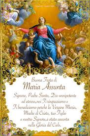 Cdb Cartoline Per Tutti I Gusti Cartolina Religiosa Buona Festa Di Maria Assunta Immagini Religiose Immagini Immagini Festa