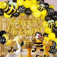 The mother to be will bee overjoyed with our bumble bee baby shower decorations. Bumble Bee Party Decorations Bee Birthday Balloons Bee Theme Baby Shower Decor Birthday Decorations Party Supplies Yellow Polka Dot Balloons Party Supplies Party Decor Lifepharmafze Com