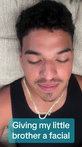 Giving My Brother A Facial