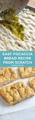 Easy Rosemary Garlic Focaccia Bread Recette Avec Images Recettes De Cuisine Recette Nourriture